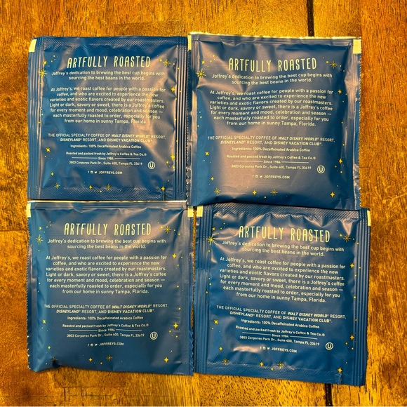 Joffreys Disney Decaf Coffee Single Packs, 8 - Picture 2 of 4